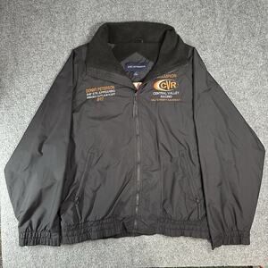 Port Authority Vtg Men’s Full Zip Up Jacket Sz (S) Donny Peterson CVR Racing 90s